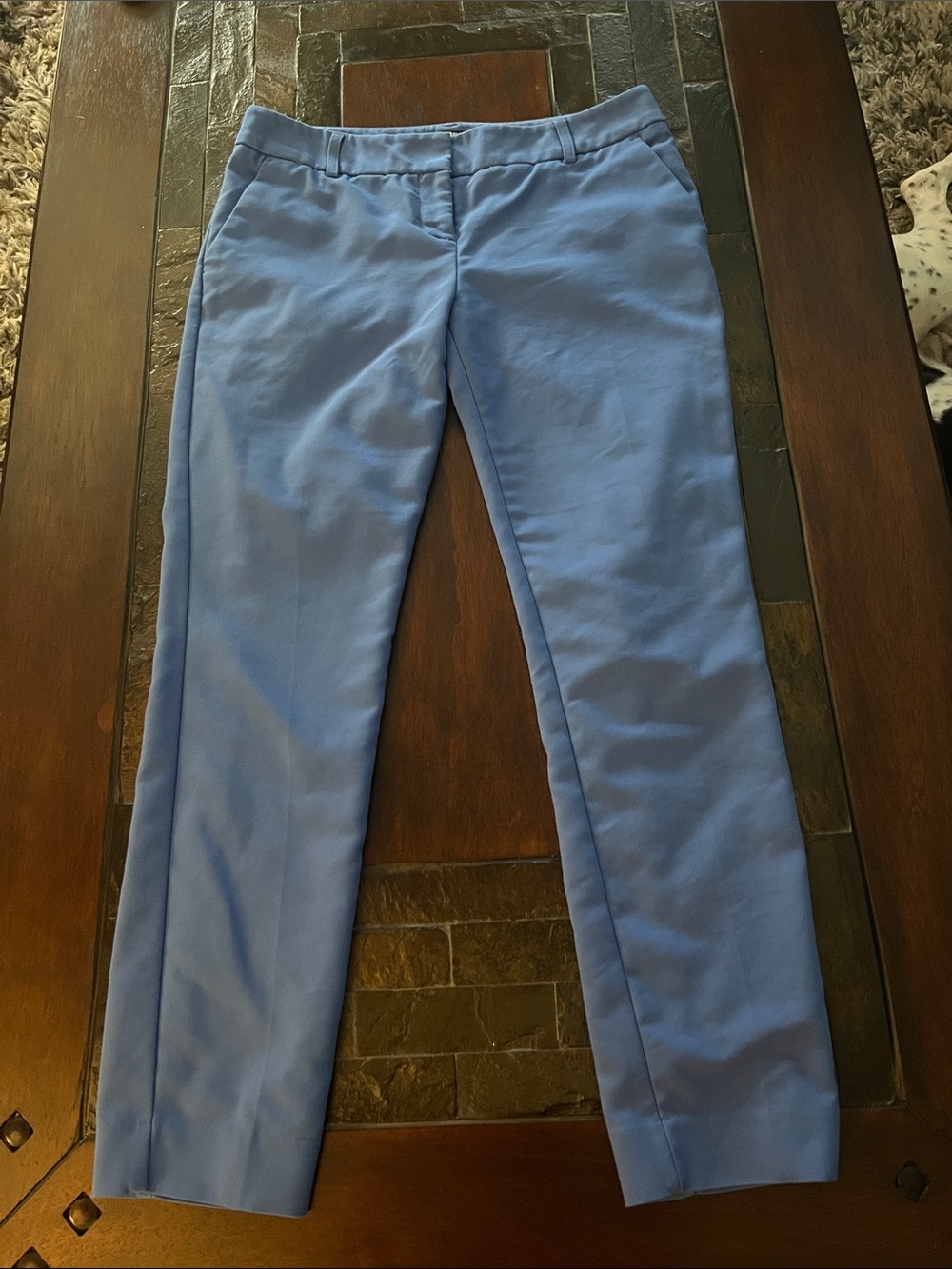 Express Women’s Cropped Dress Pants in Periwinkle Blue